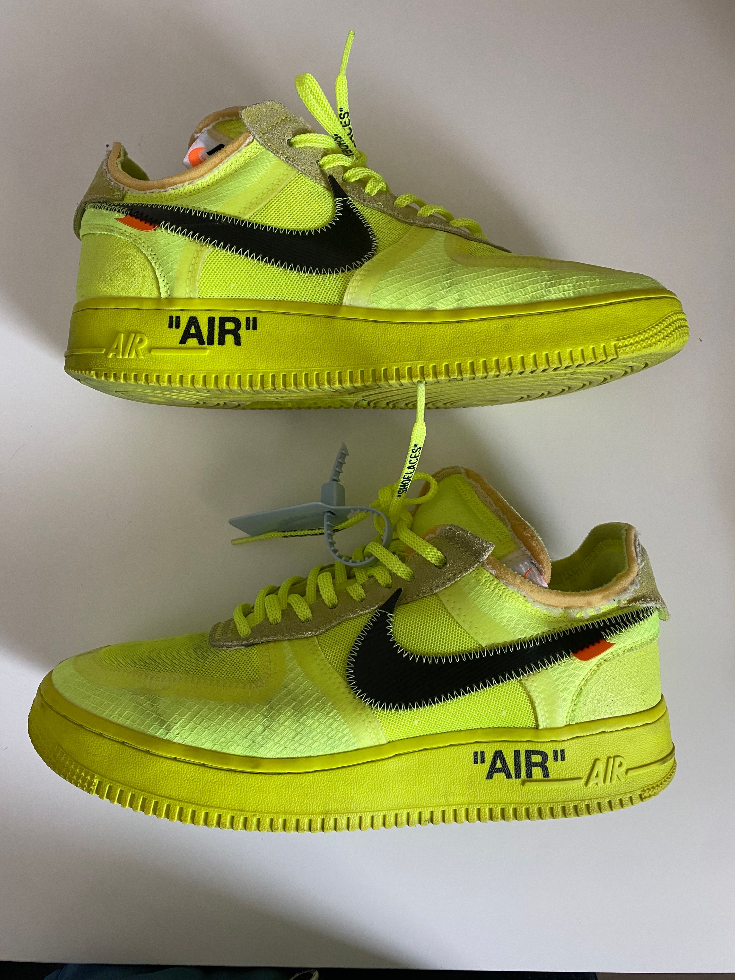 Off-White × Nike Air Force 1 Low "Volt"