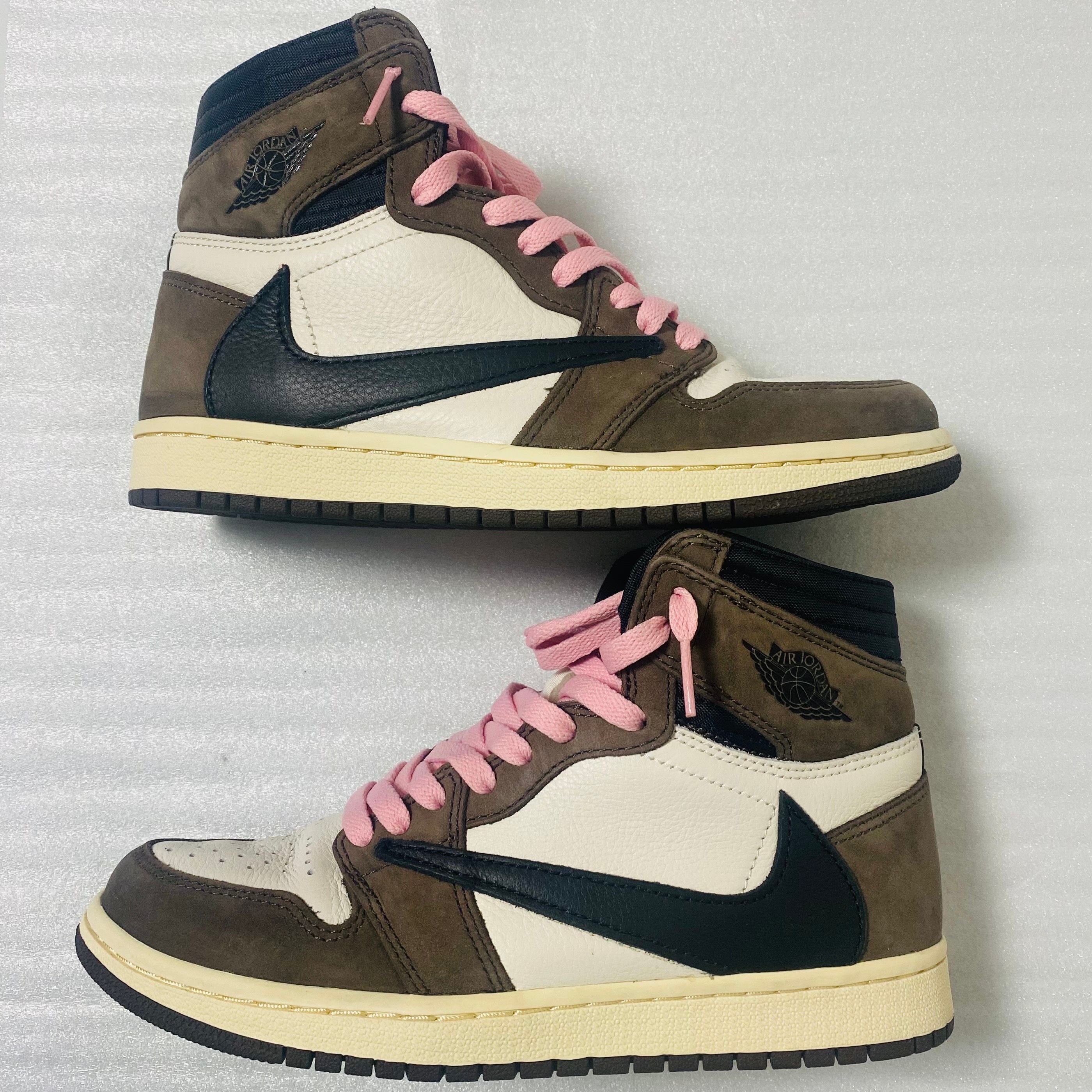 Travis Scott × Nike Air Jordan 1 Retro High OG TS SP "Sail/Dark Mocha"