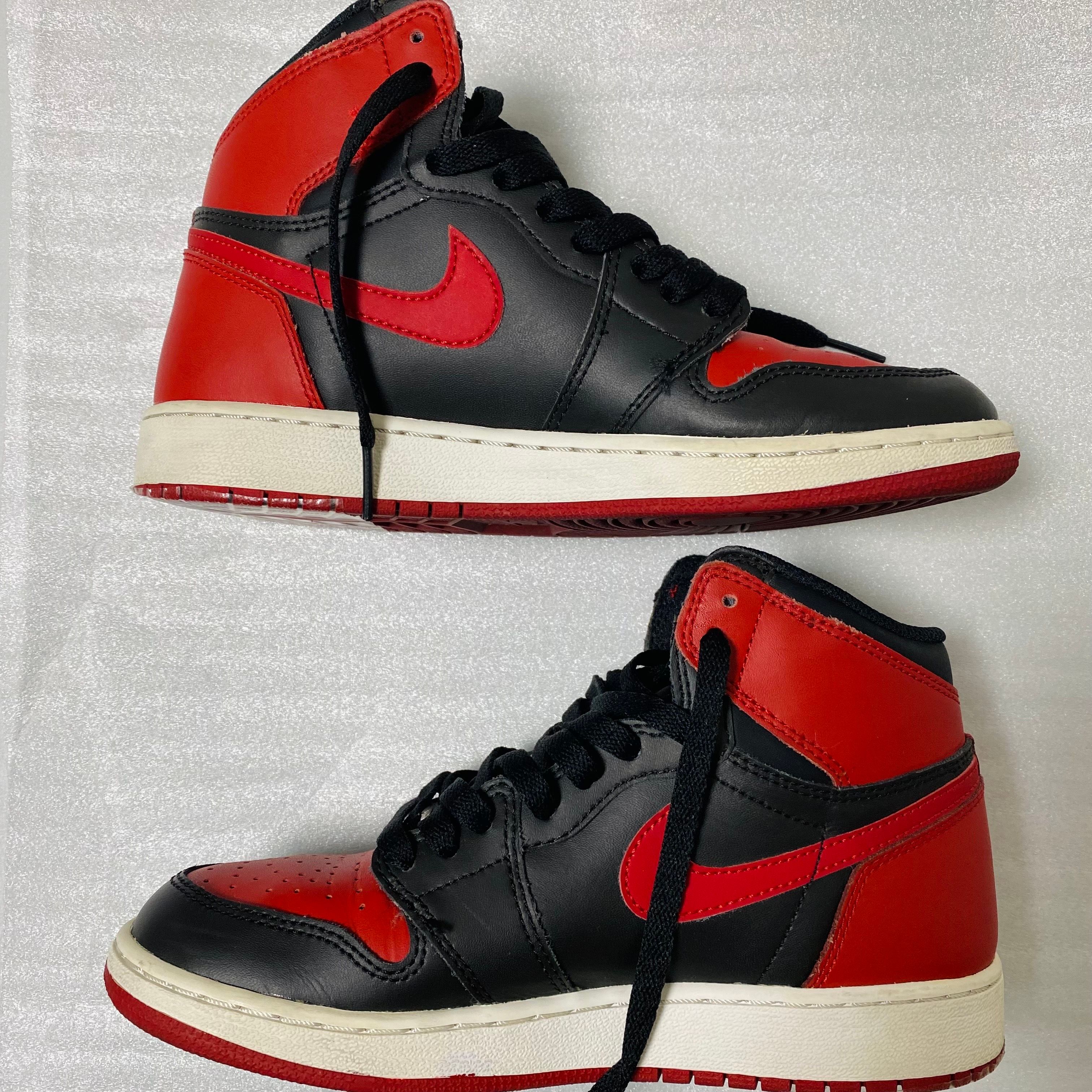 Nike GS Air Jordan 1 Retro High BRED 2016 "BANNED"
