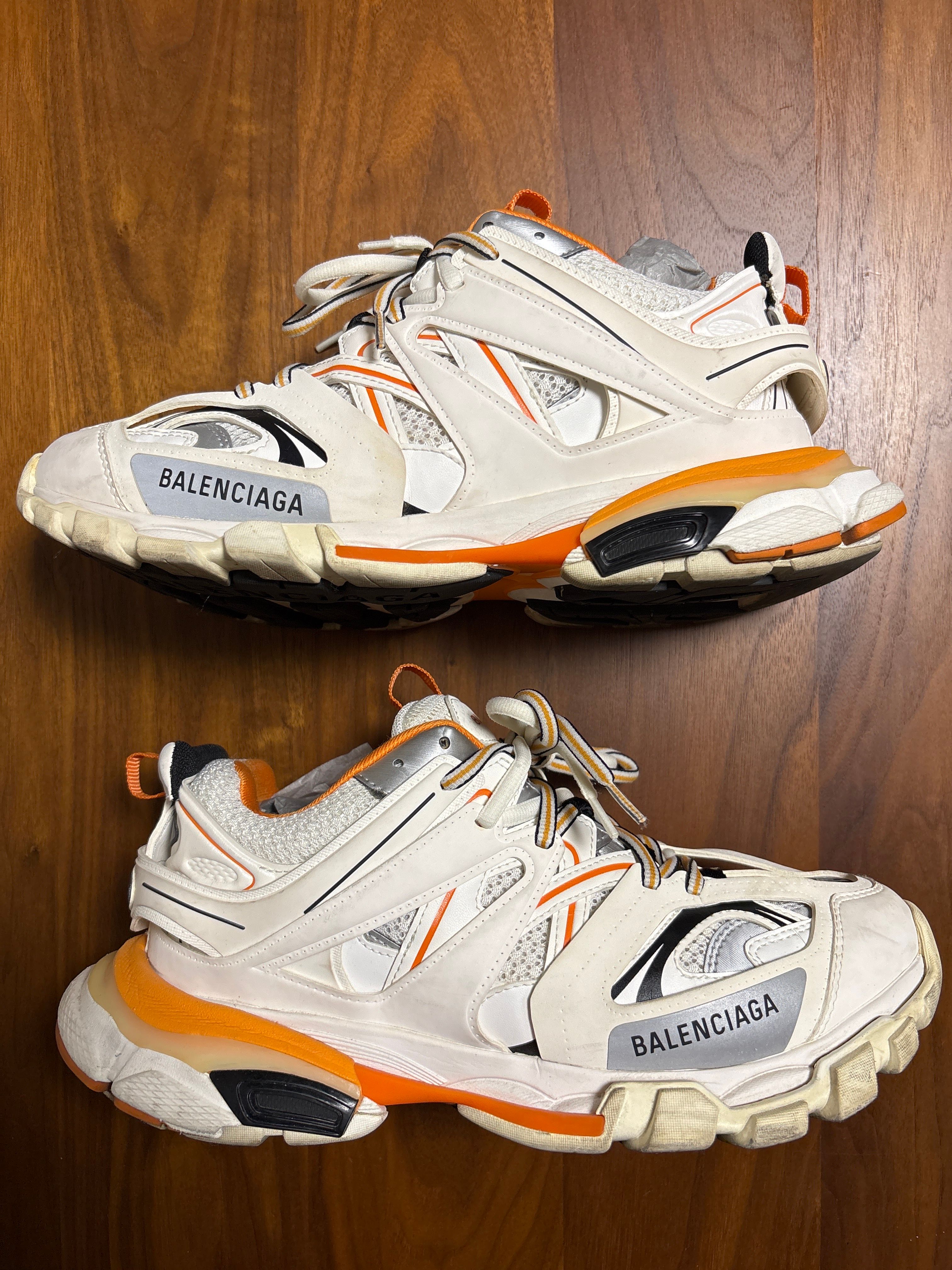 Balenciaga Track Sneaker "White/Orange"