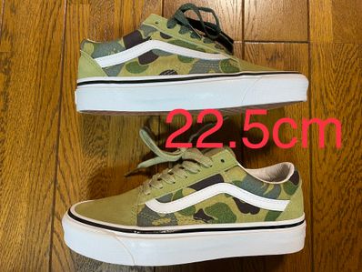 A BATHING APE®︎ × Vans ABC Camo Old Skool "Green"