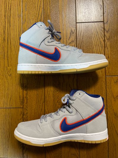 Nike SB Dunk High "Rush Blue and Team Orange/New York Mets"