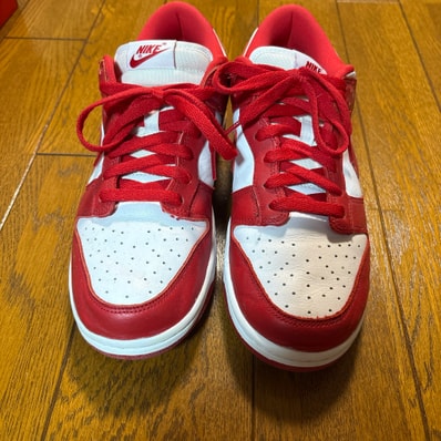 Nike Dunk Low SP "White and University Red"
