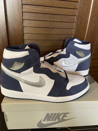 Nike Air Jordan 1 High OG CO.JP "White/Midnight Navy" (2020)(ブリーフケースなし)