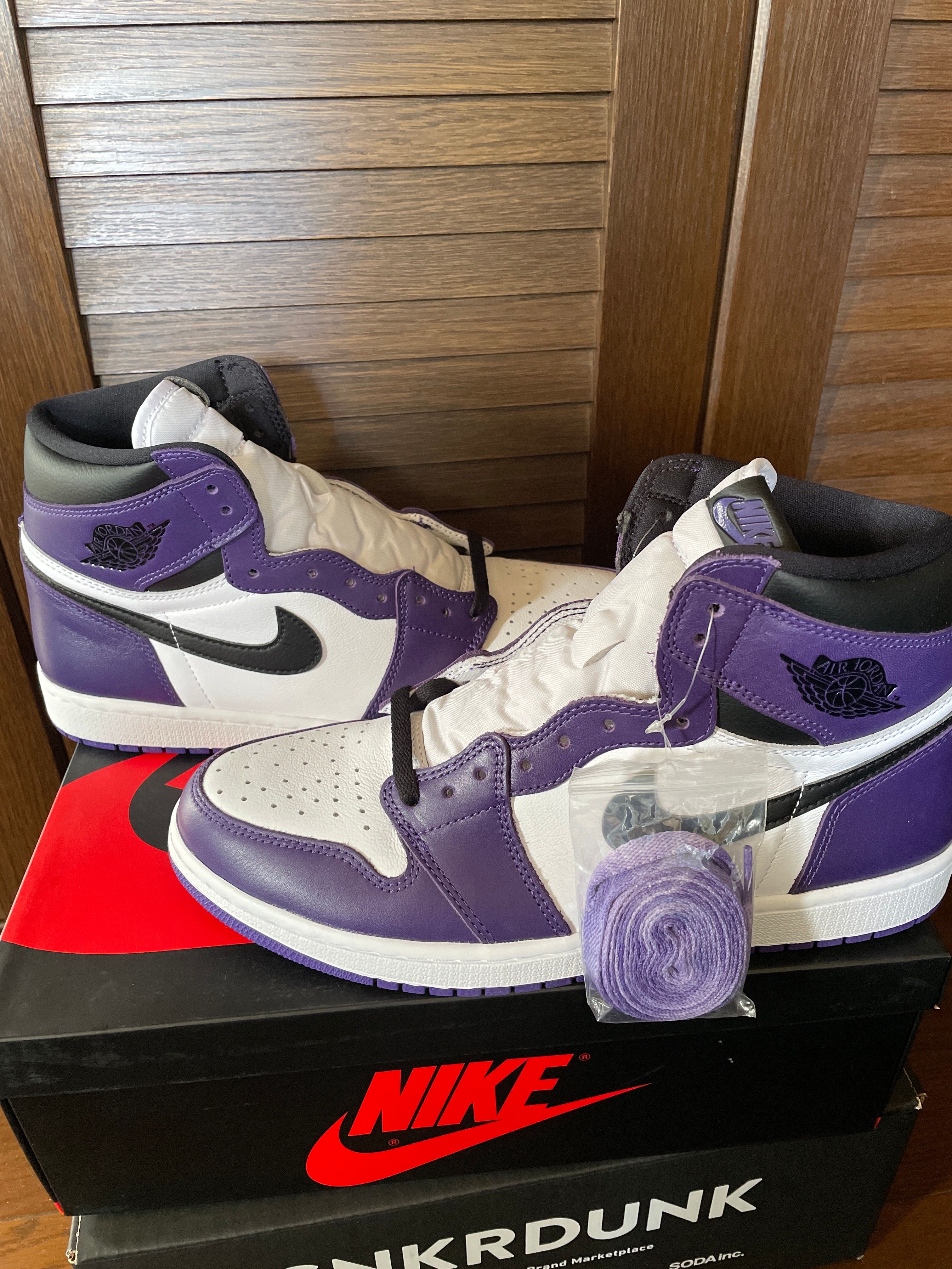 Nike Air Jordan 1 Retro High OG "Court Purple White/Black" (2020)   