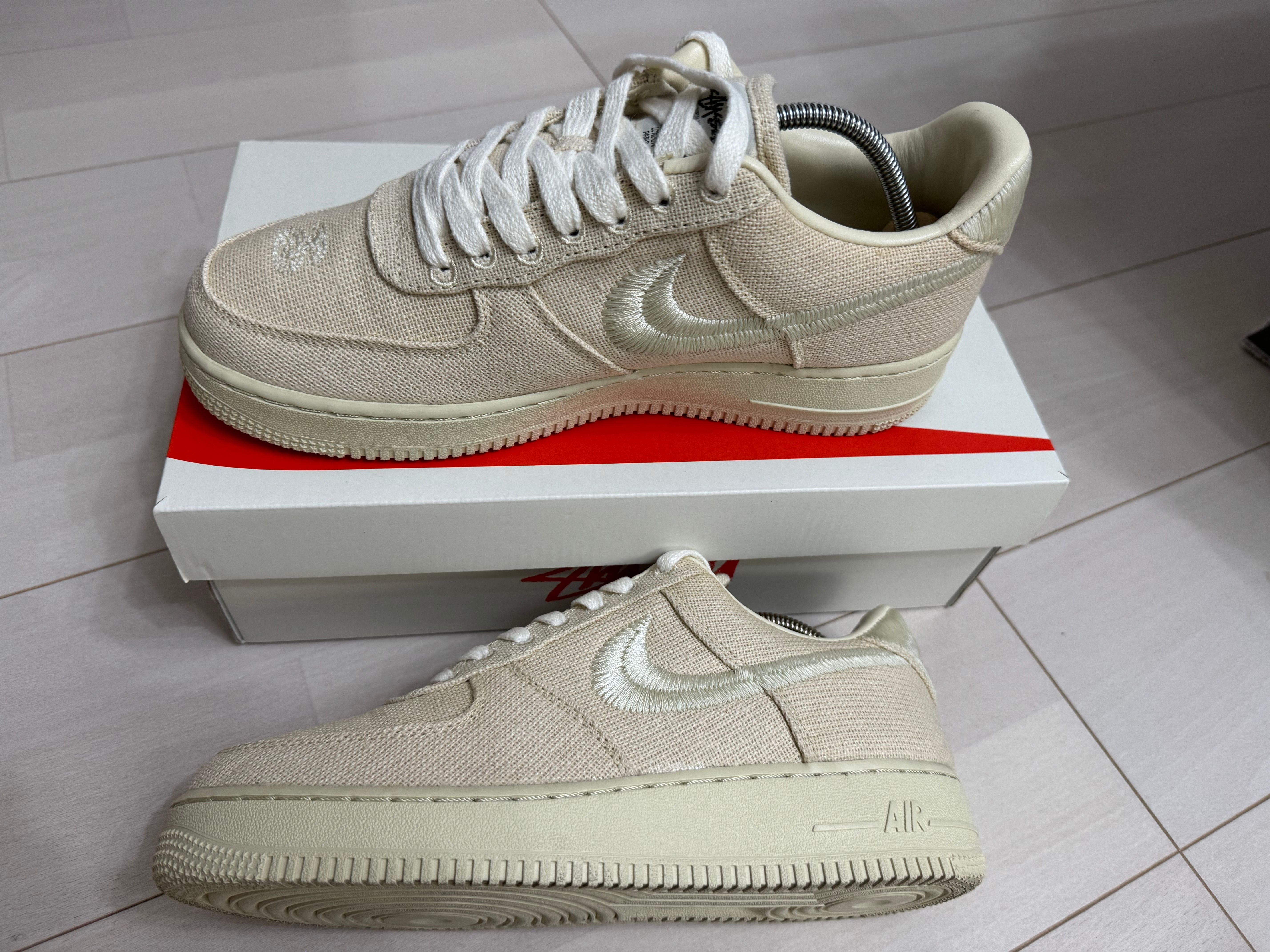 Stussy × Nike Air Force 1 Low "Fossil Stone"