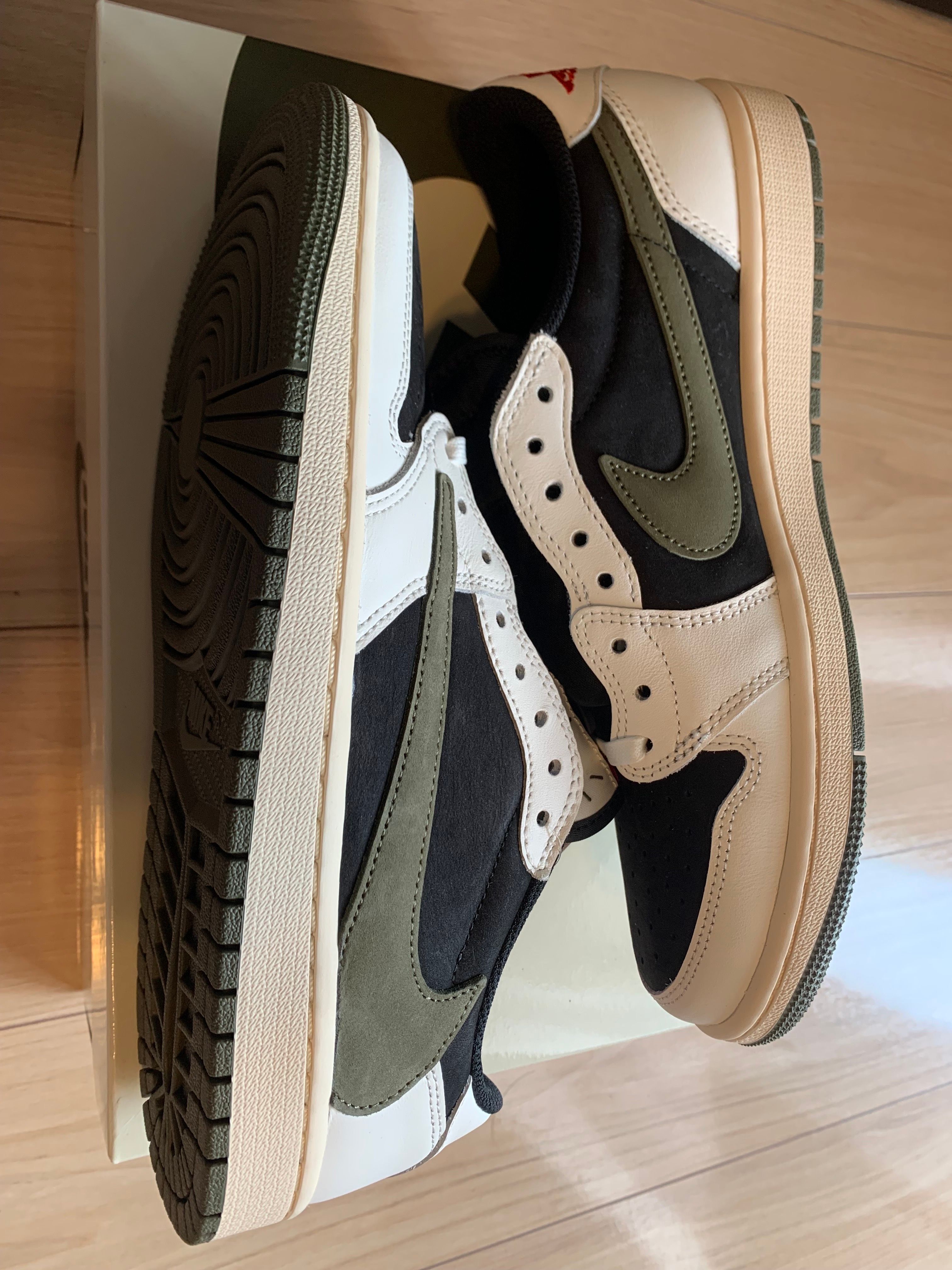 Travis Scott × Nike Women's Air Jordan 1 Low OG "Medium Olive"