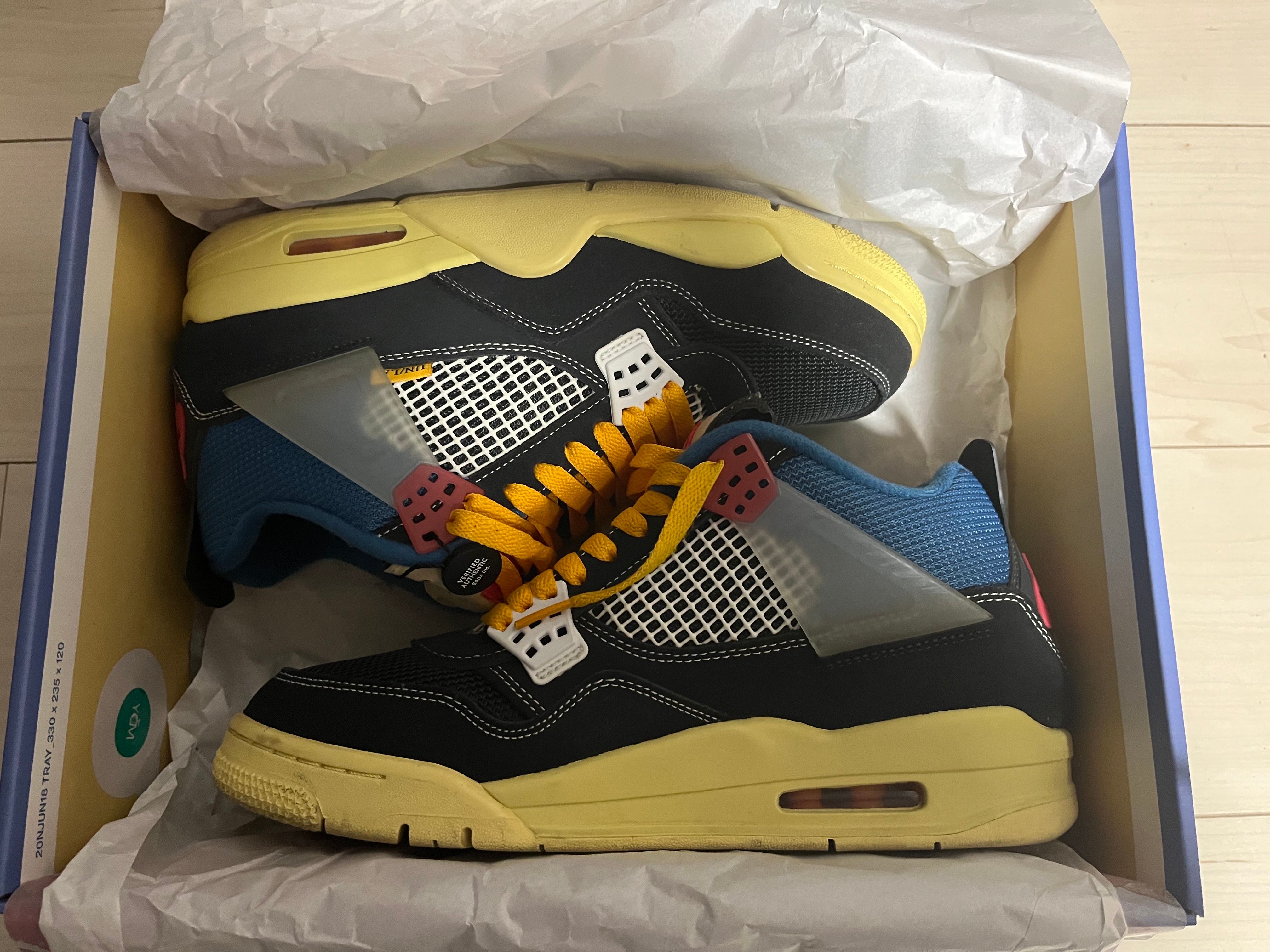 UNION × NIKE AIR JORDAN 4 "OFF NOIR"