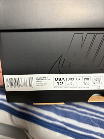 fragment design × UNION × Nike Air Jordan 1 Retro High OG "Black/White"