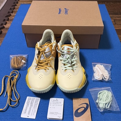 ballaholic × Asics Nova Surge Low "Vanilla/Mineral Brown"