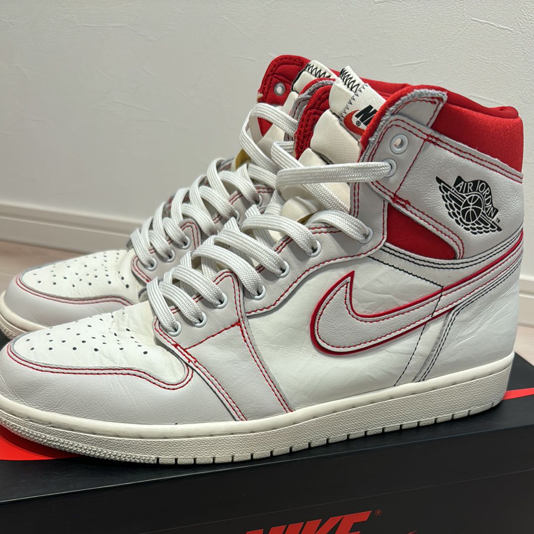 Nike Air Jordan 1 Retro High OG "Sail/University Red"     