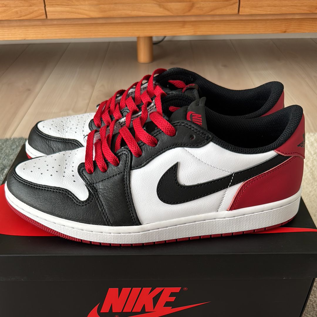 Nike Air Jordan 1 Retro Low OG "Black Toe"