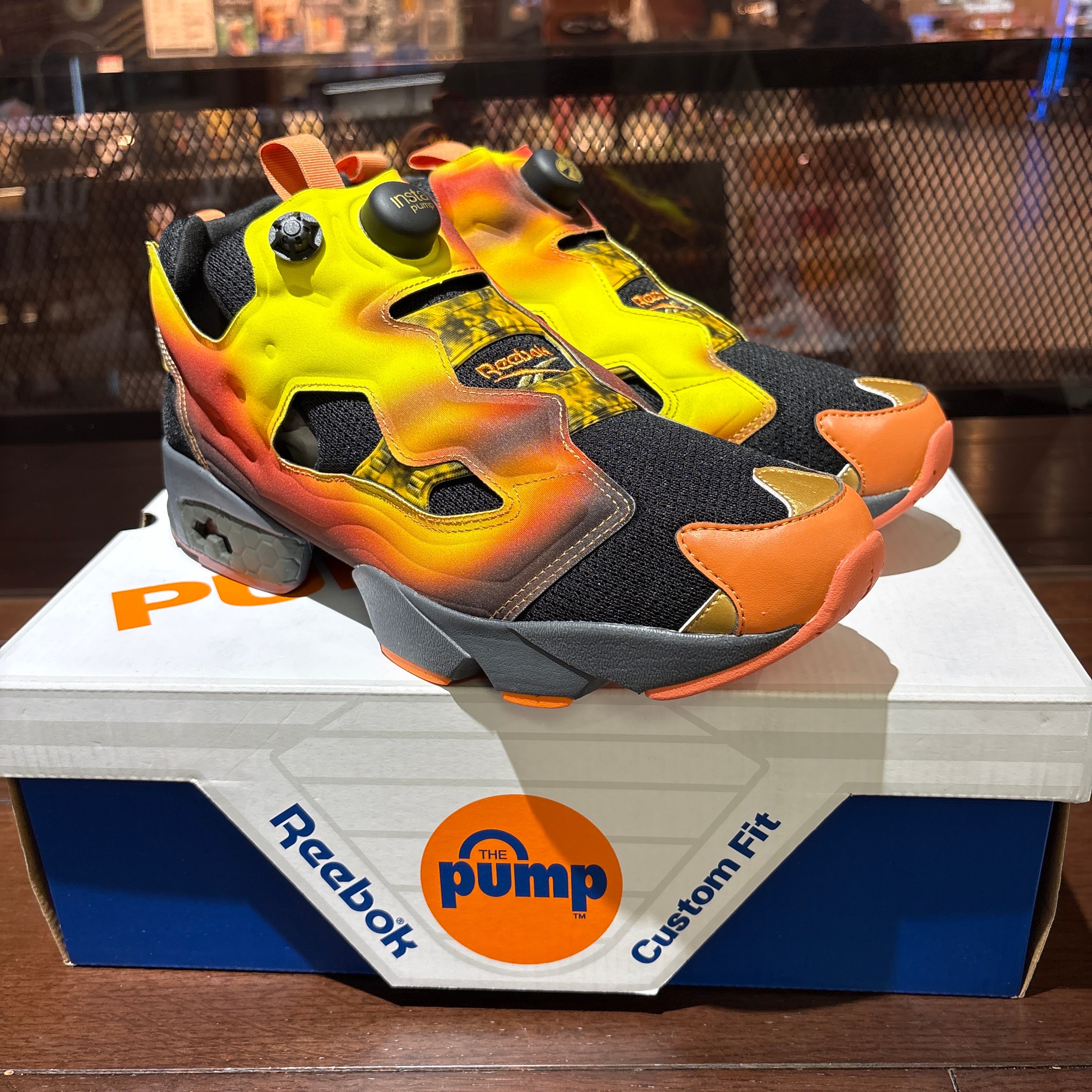 Koshi Inaba × Reebok Instapump Fury 94 MAGMA "Black/Orange"