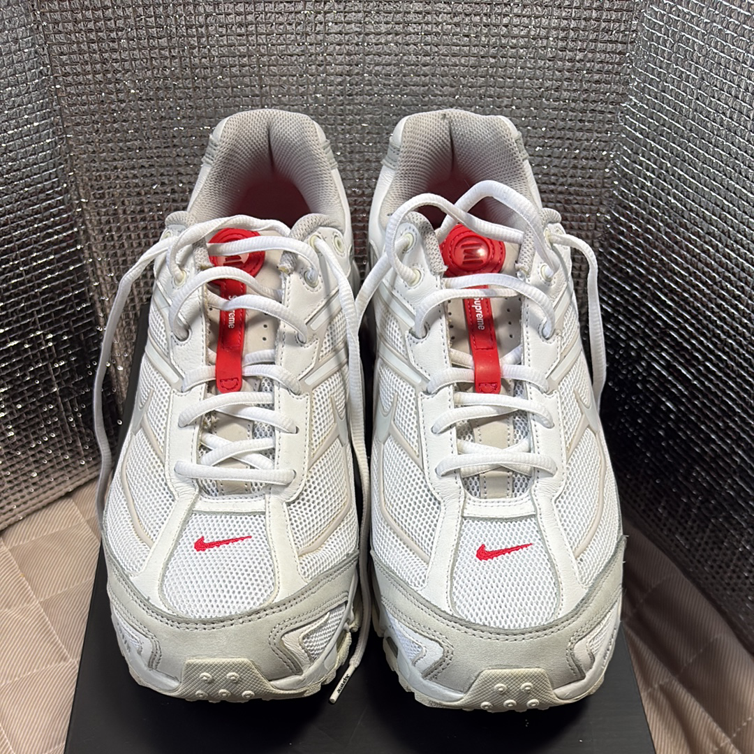 Supreme × Nike Shox Ride 2 "White/Grey Fog/Flat Platinum"