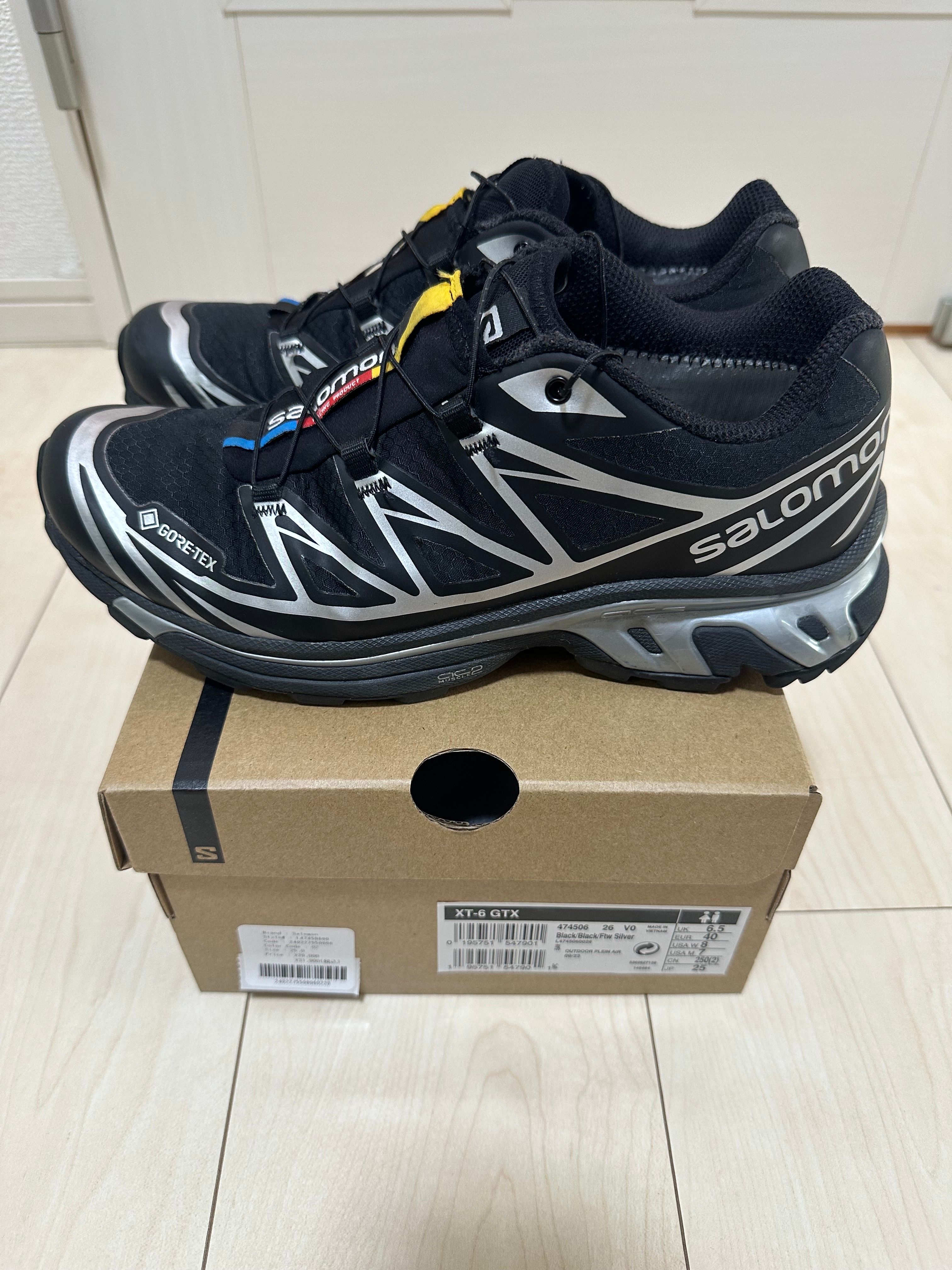 Salomon XT-6 GORE-TEX "Black/Footwear Silver"