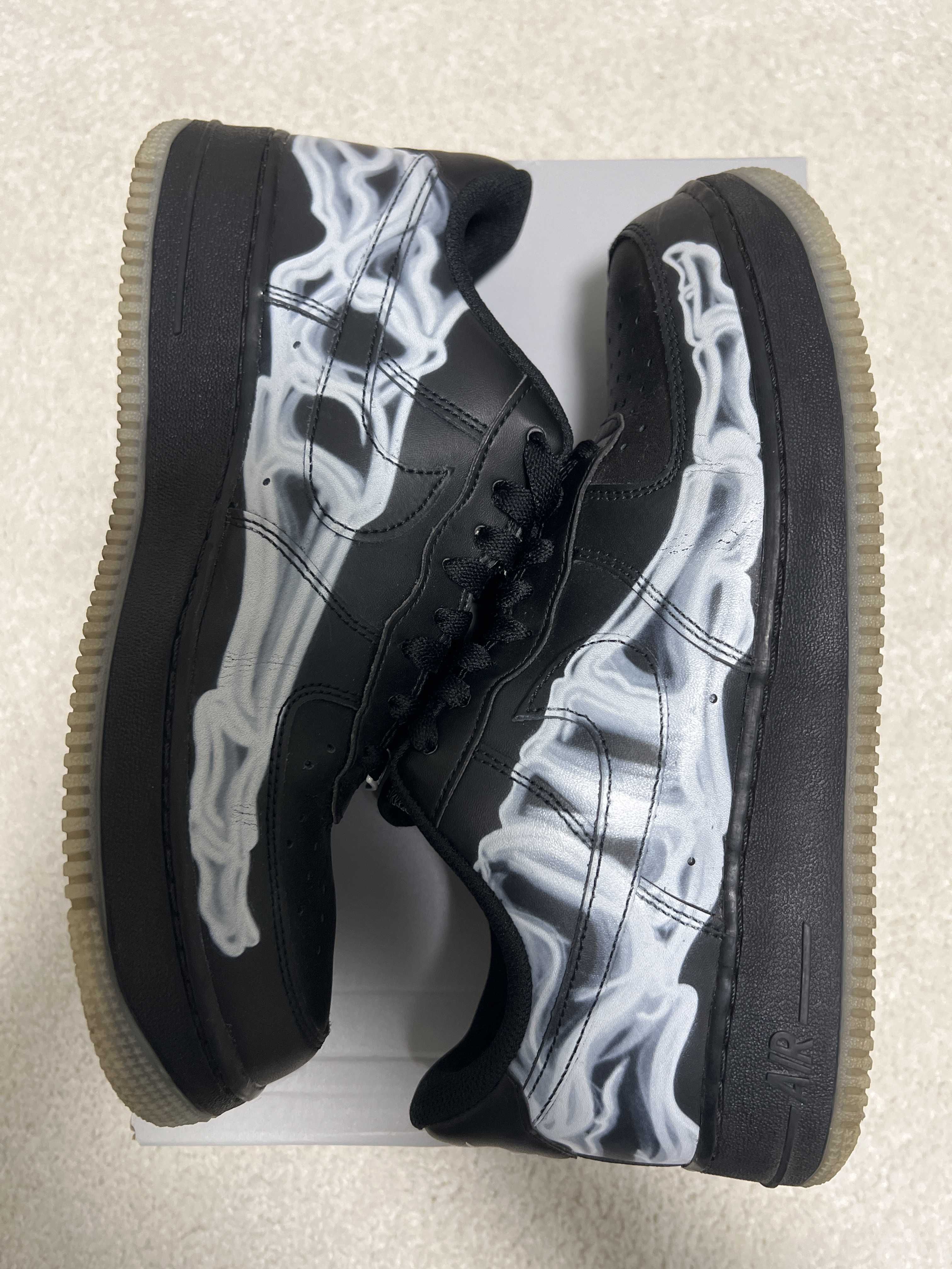 Nike Air Force 1 Low "Black Skeleton"