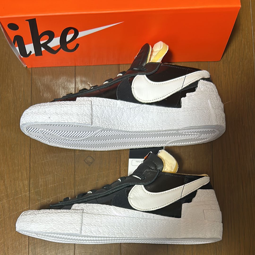 sacai × Nike Blazer Low "Black Patent Leather"