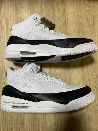 Fragment × Nike Air Jordan 3 "White/Black"