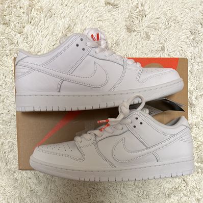 Nike SB Dunk Low Pro ISO "Triple White"