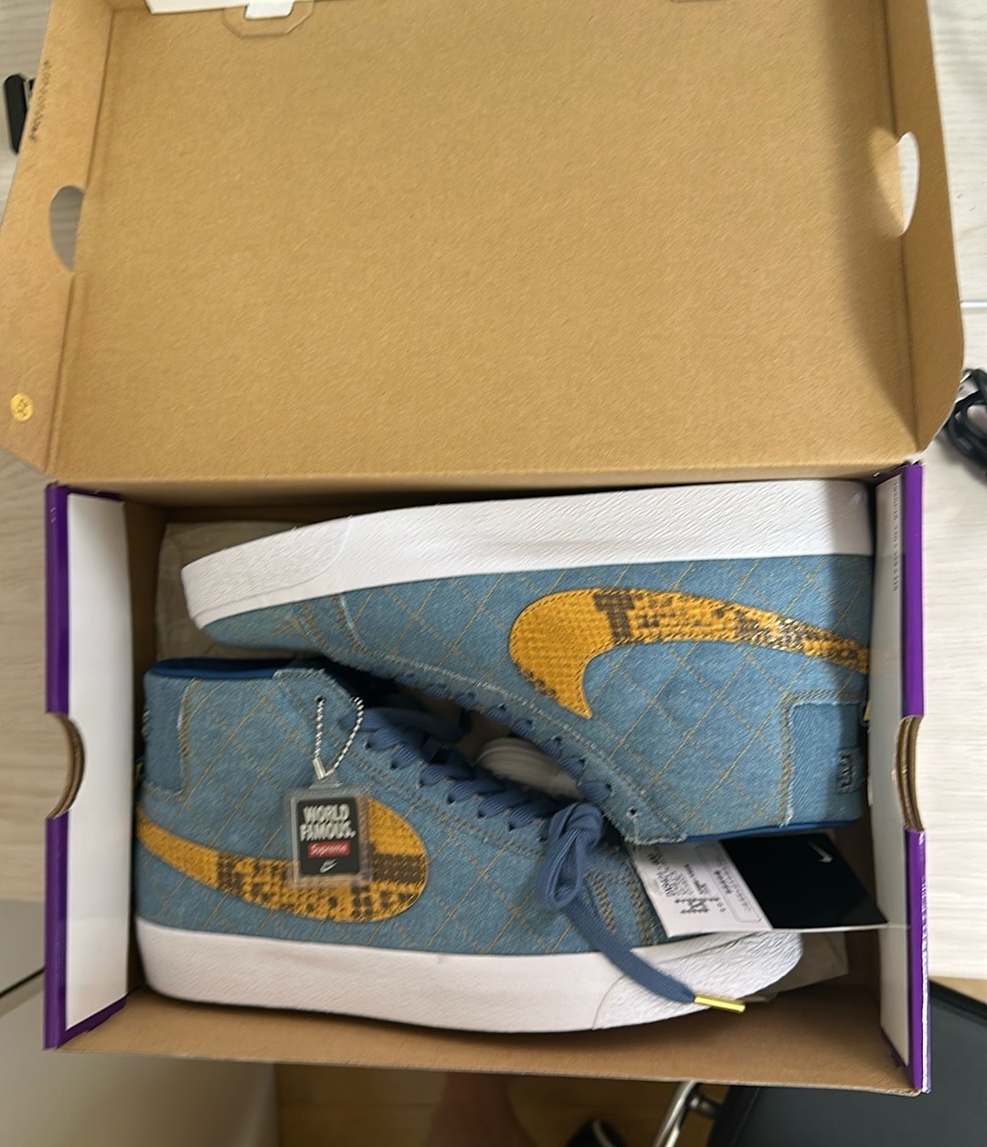 Supreme × Nike SB Blazer Mid "Denim"