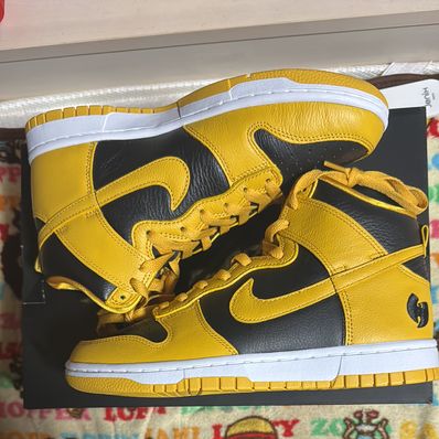 Wu-Tang Clan × Nike Dunk High Retro PRM "Black and Pollen"
