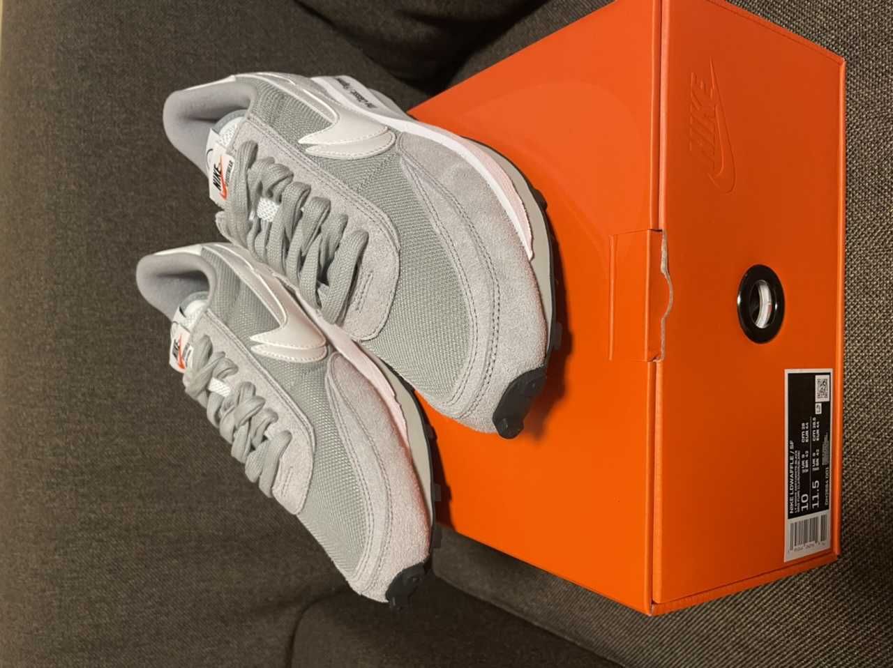 Fragment × sacai × Nike LD Waffle "Light Smoke Grey"