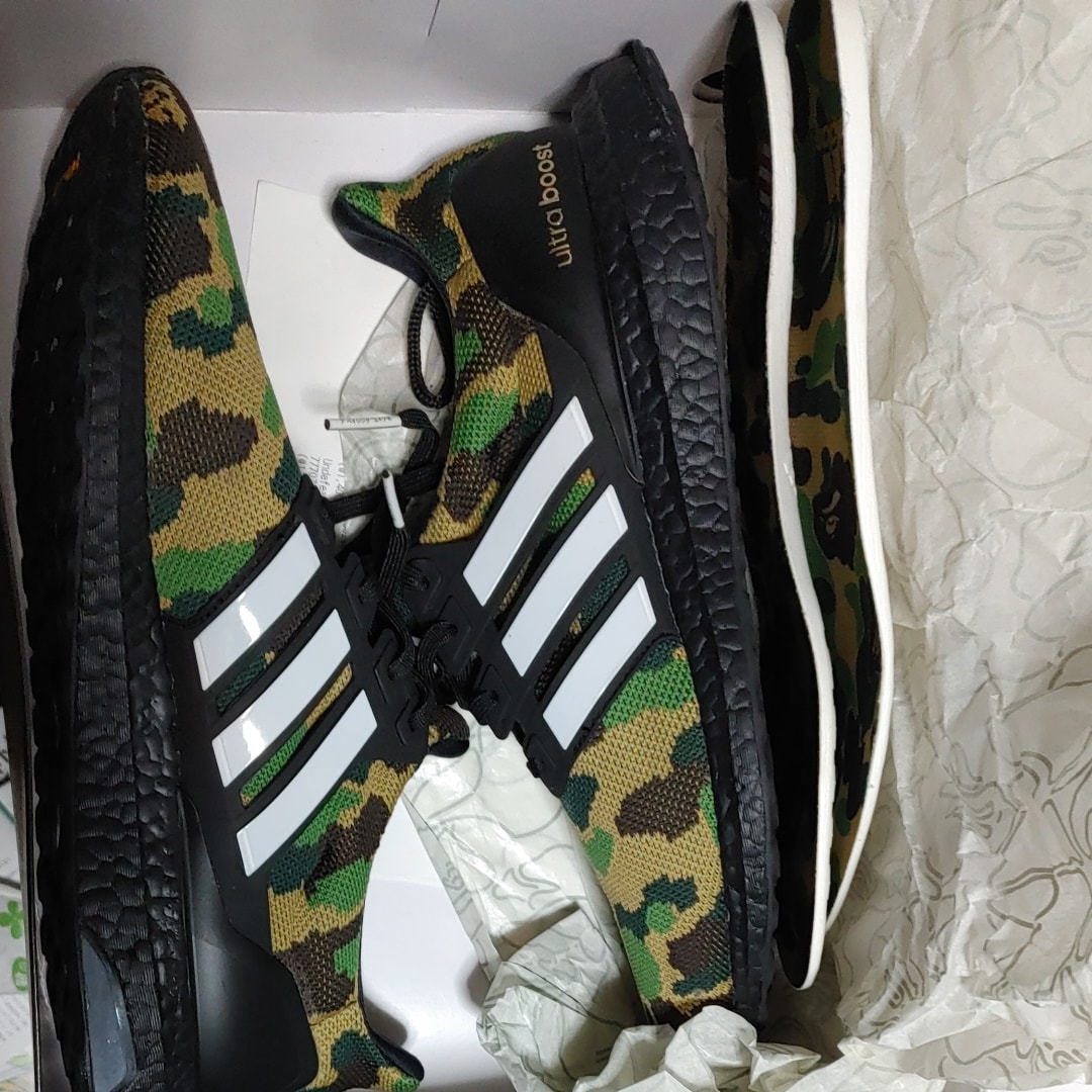 A BATHING APE × adidas Ultra Boost "Green"