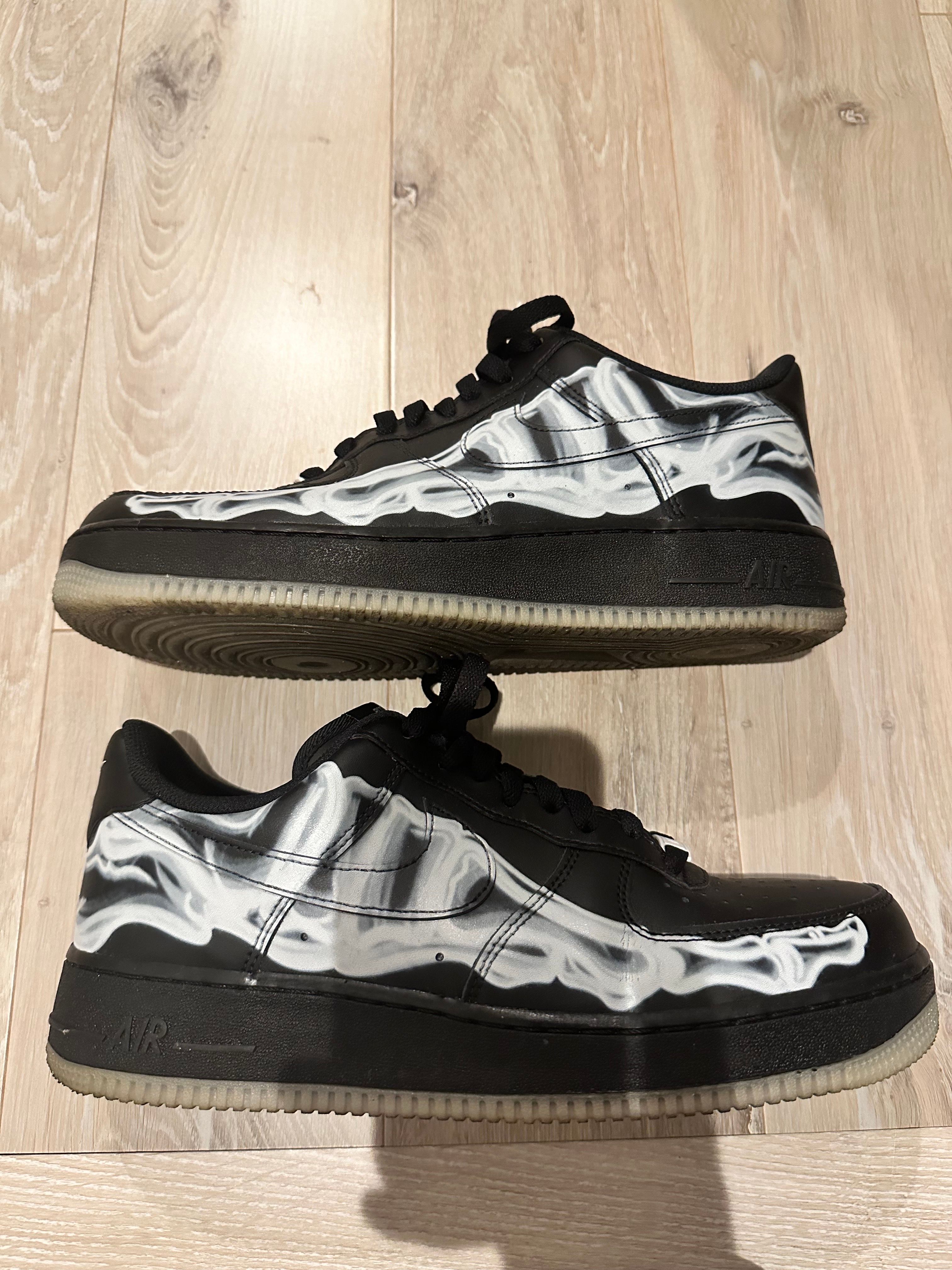 Nike Air Force 1 Low "Black Skeleton"