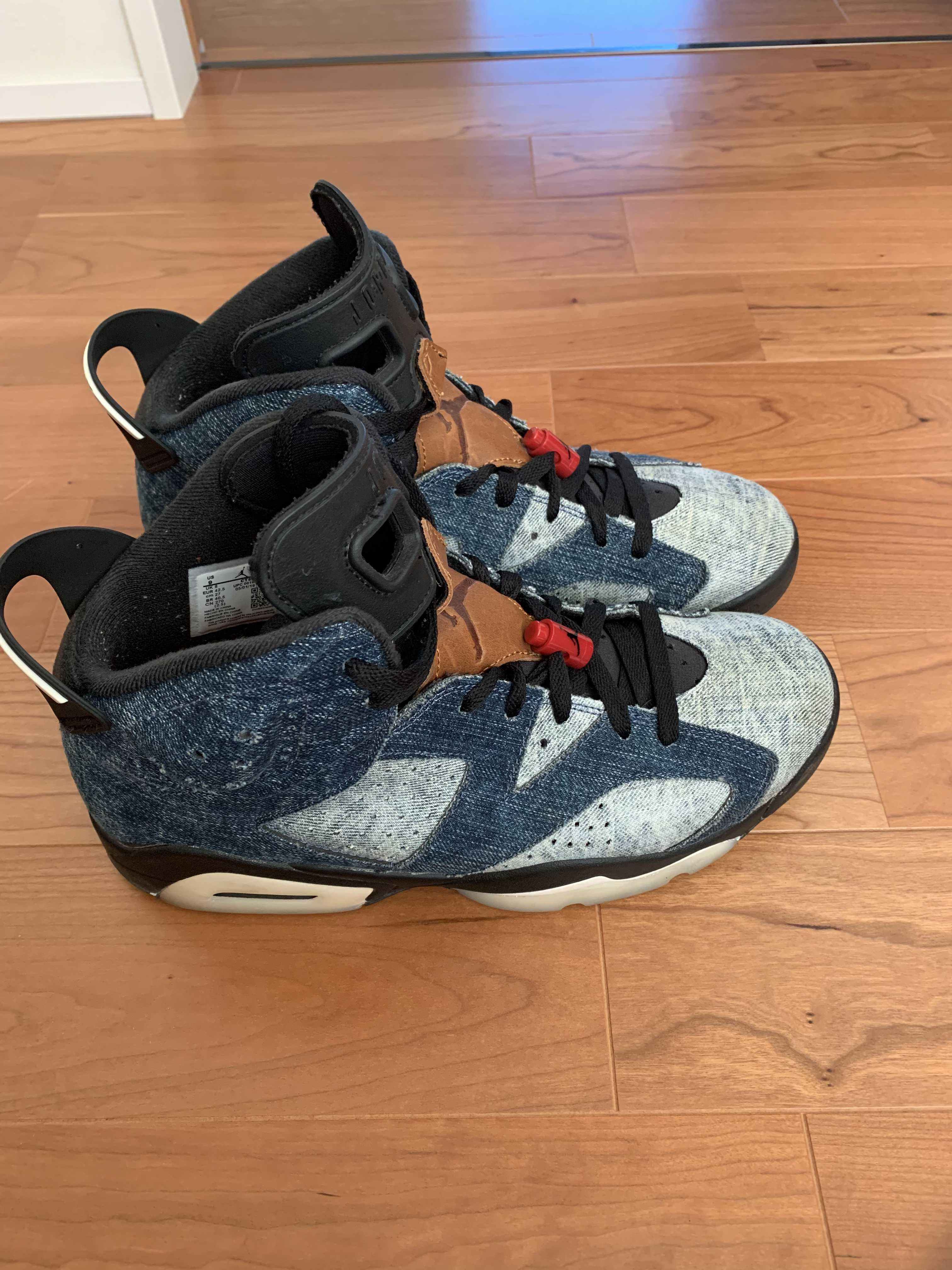 NIKE AIR JORDAN 6 "WASHED DENIM"