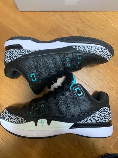 atmos × Nike Zoom Vapor AJ3 "Elephant/Safari"