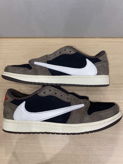 Travis Scott × Nike Air Jordan 1 Low OG SP-T "Black/Dark Mocha"
