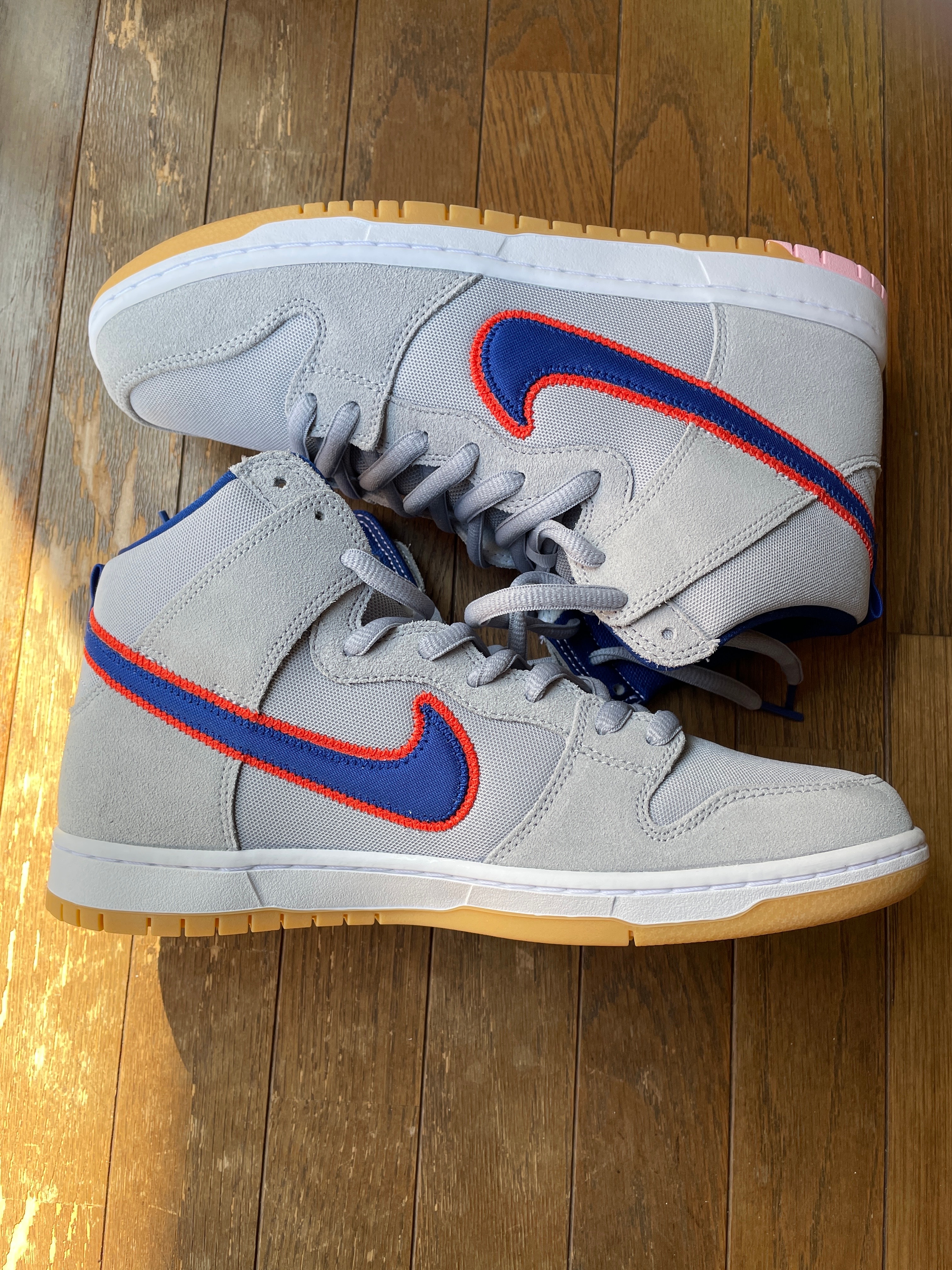 Nike SB Dunk High "Rush Blue and Team Orange/New York Mets"