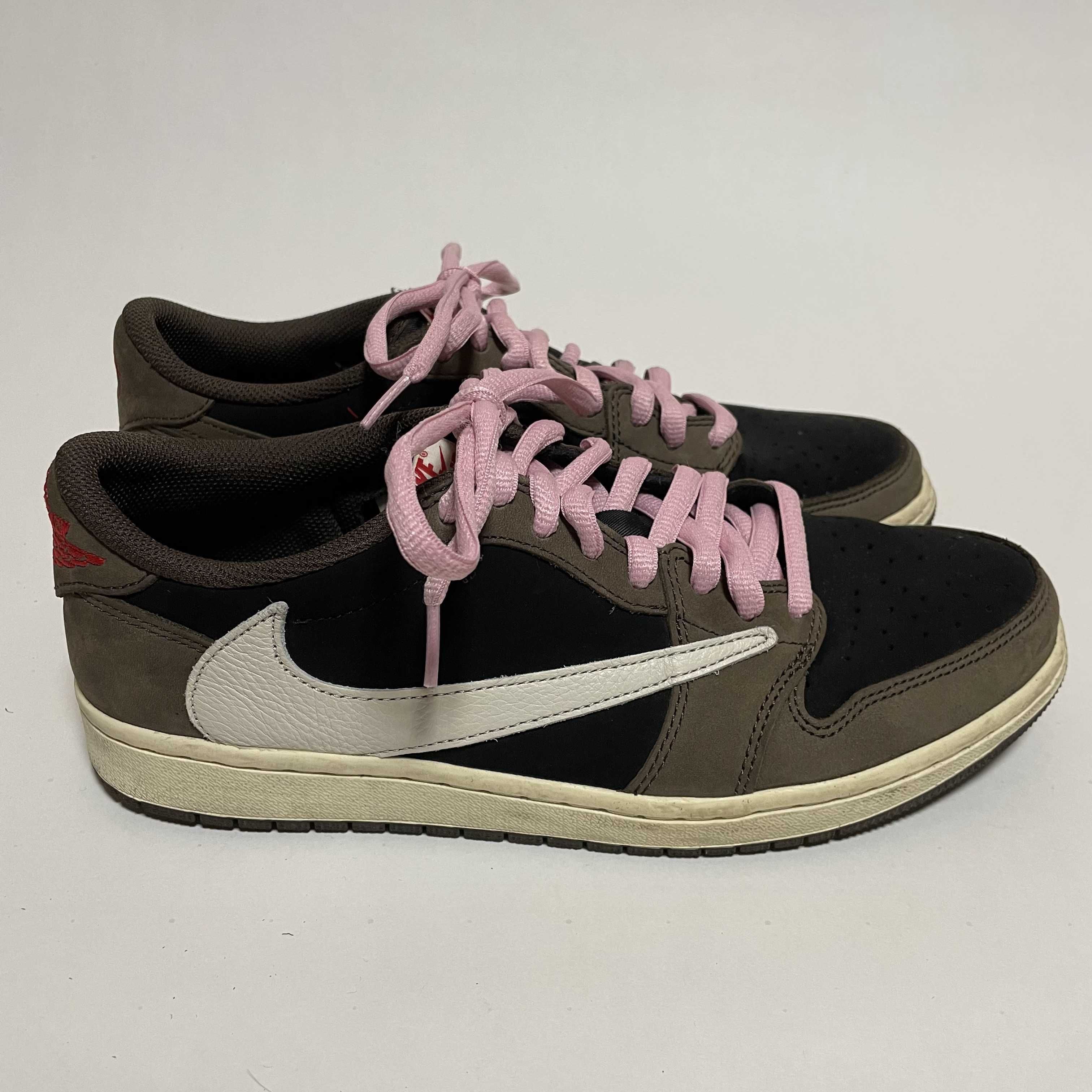 Travis Scott × Nike Air Jordan 1 Low OG SP-T "Black/Dark Mocha"
