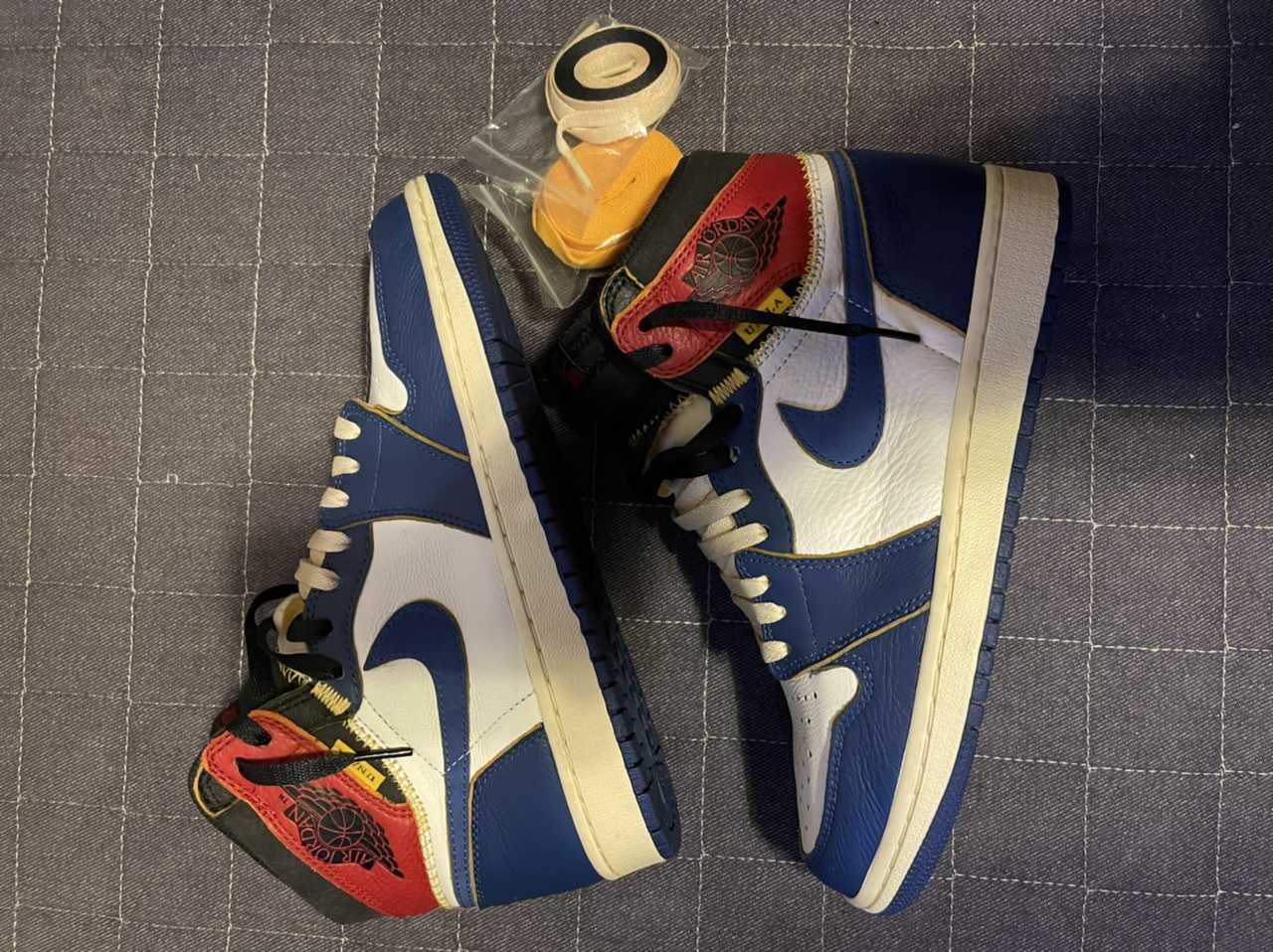 Union × Nike Air Jordan 1 Retro High OG NRG "Storm Blue/Varsity Red"
