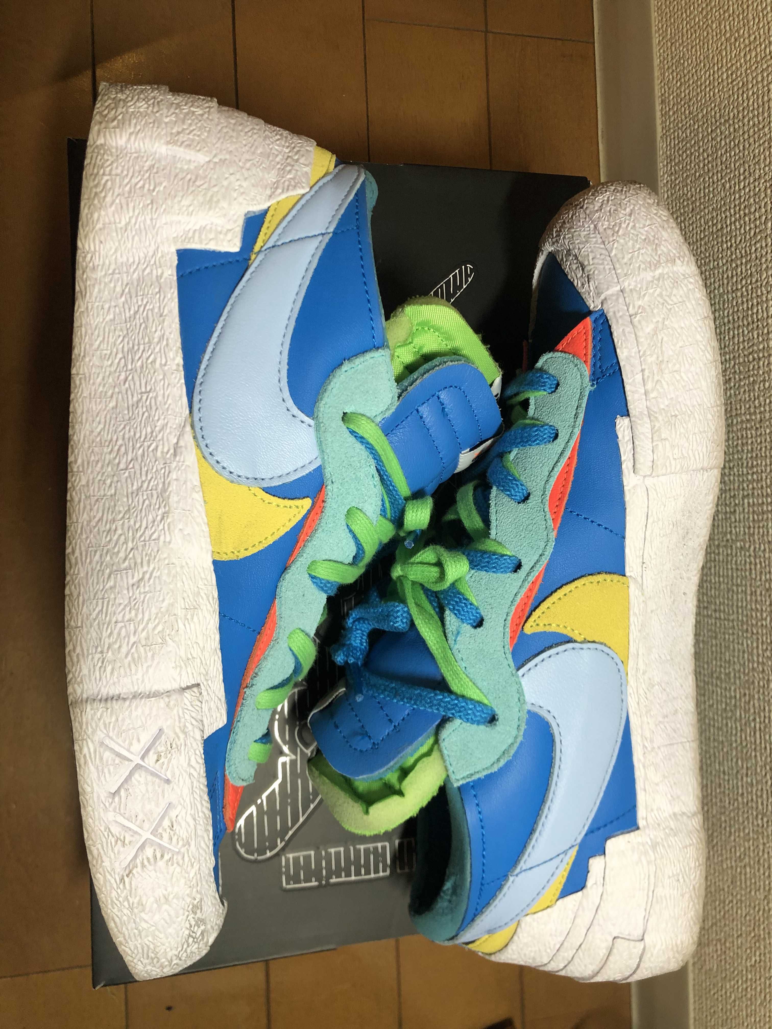 KAWS × sacai × Nike Blazer Low "Neptune Blue"