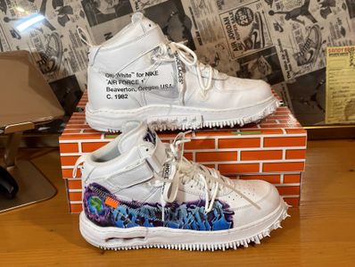 Off-White × Nike Air Force 1 Mid "Graffiti"