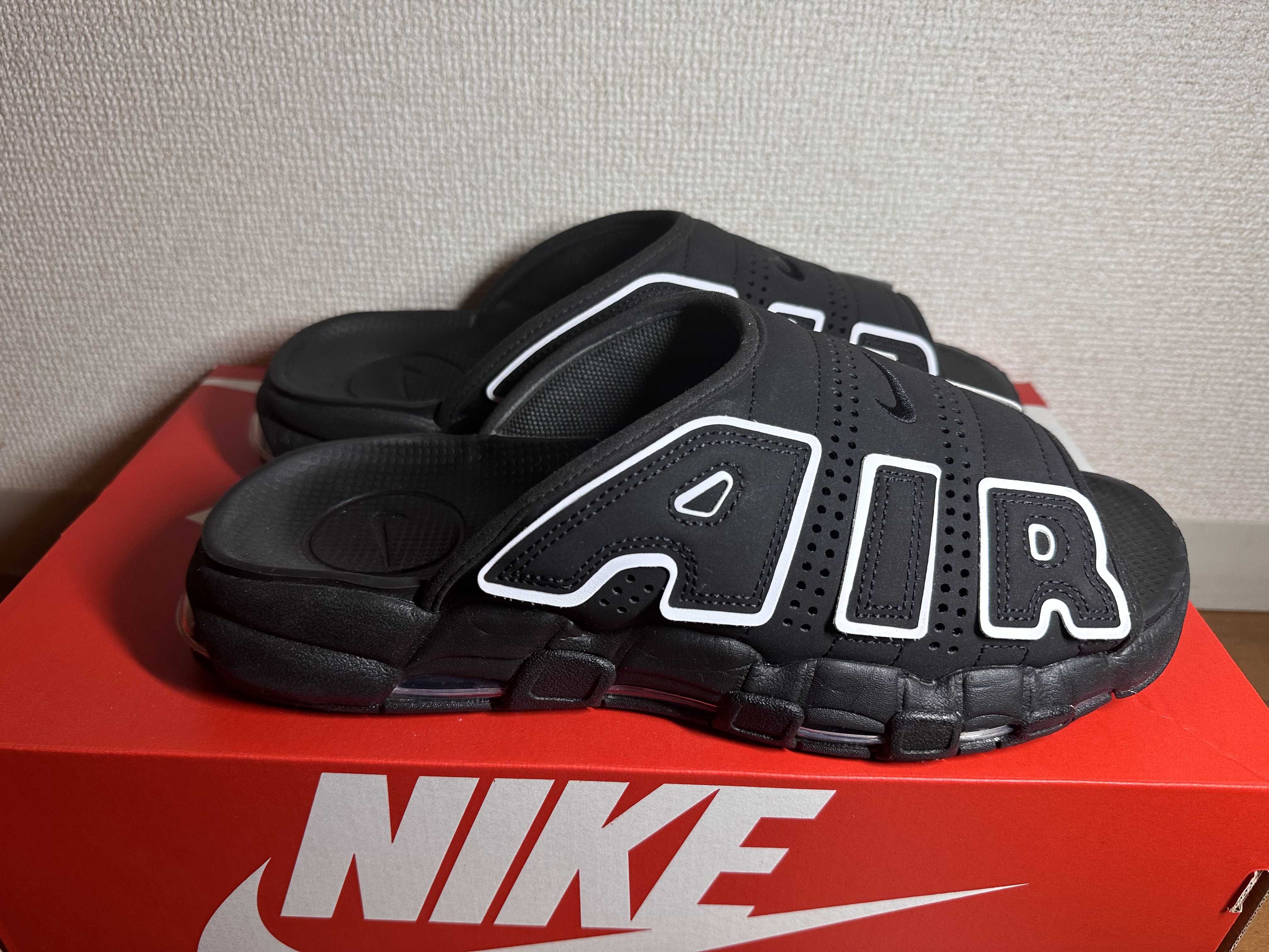 Nike Air More Uptempo Slide "Black" (DV2132-001/DV2137-001)