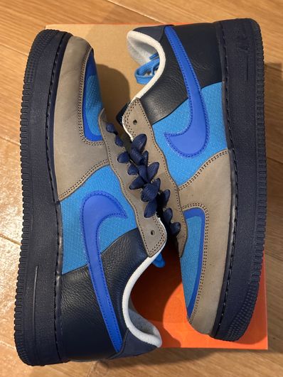 Stash × Nike Air Force 1 Low SP "Soft Grey and Harbor Blue" (2024)