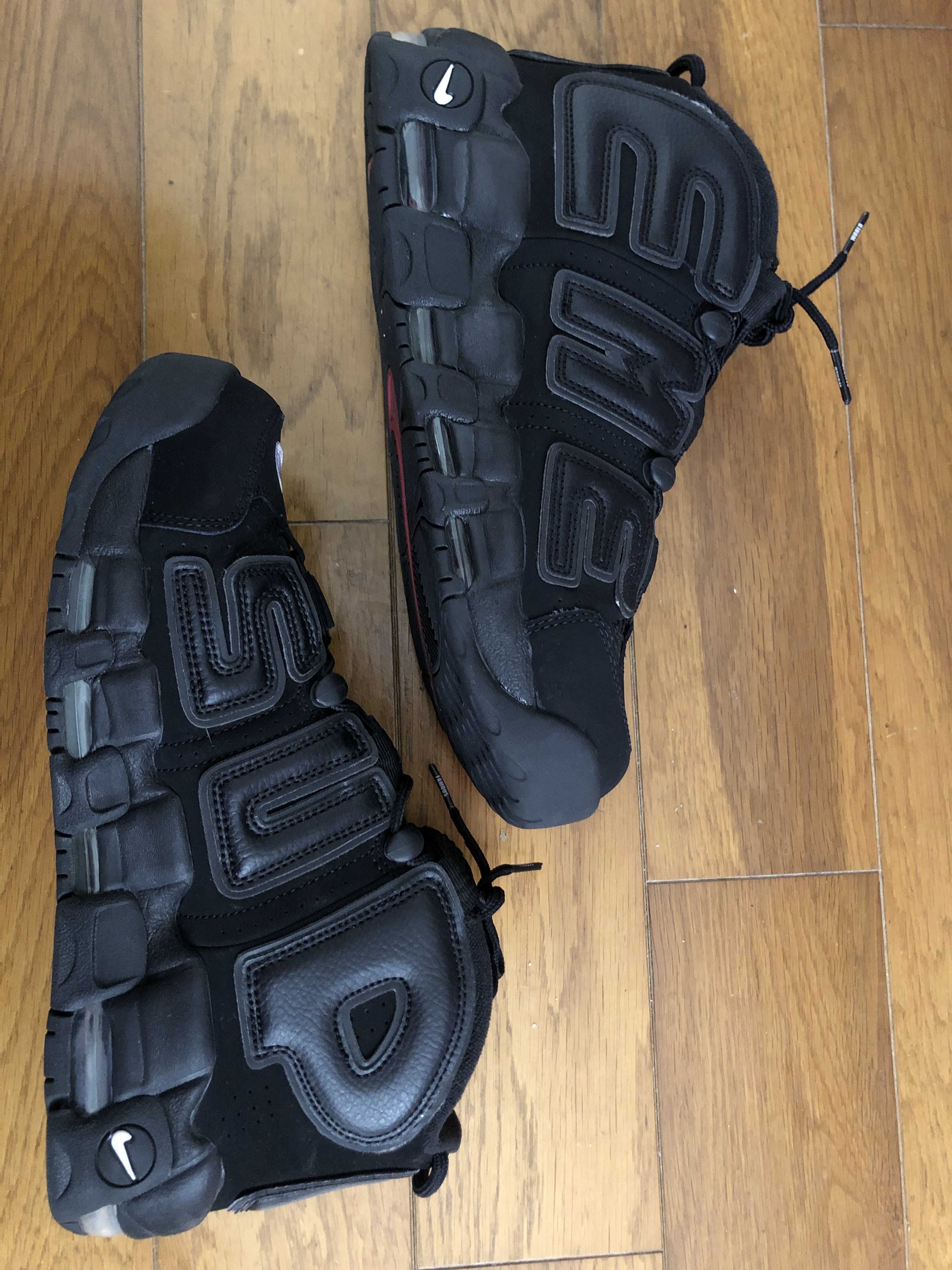 Supreme × Nike Air More Uptempo "Black"