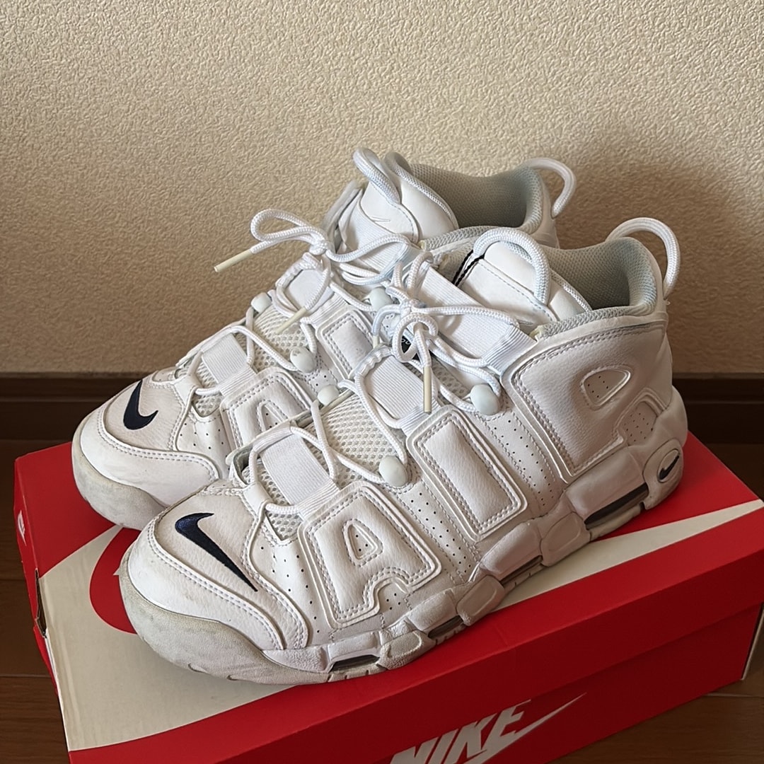 Nike Air More Uptempo "White/Midnight Navy"