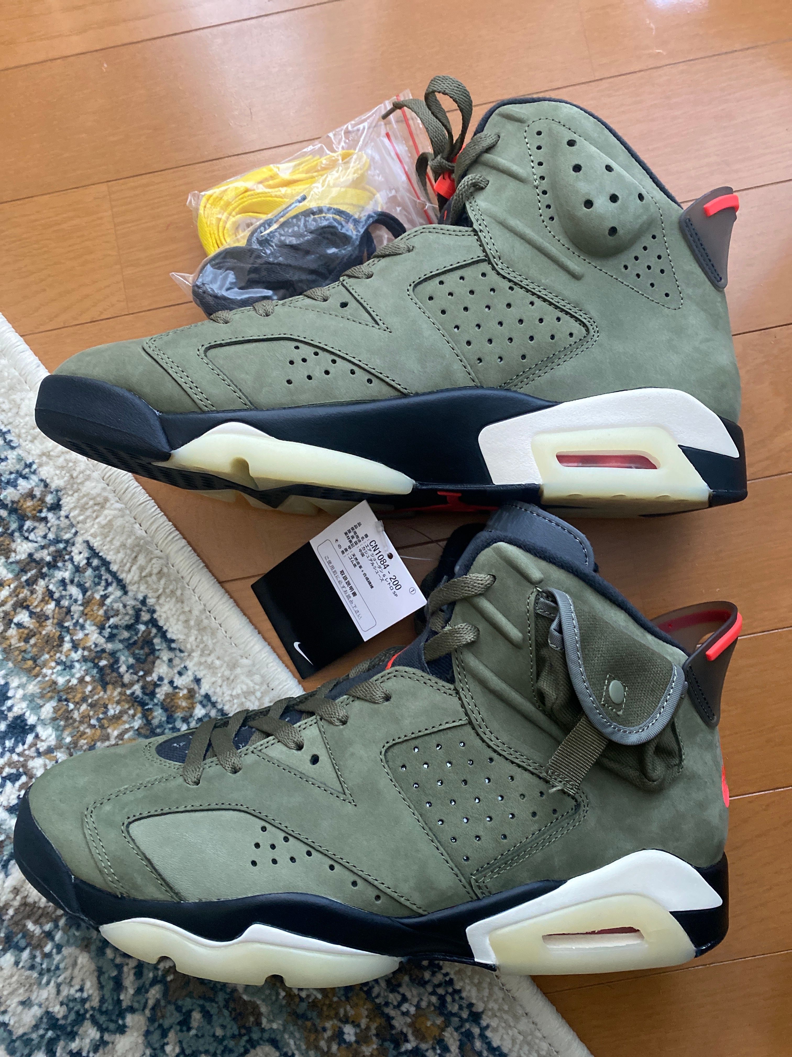 Travis Scott × Nike Air Jordan 6 Retro "Medium Olive"