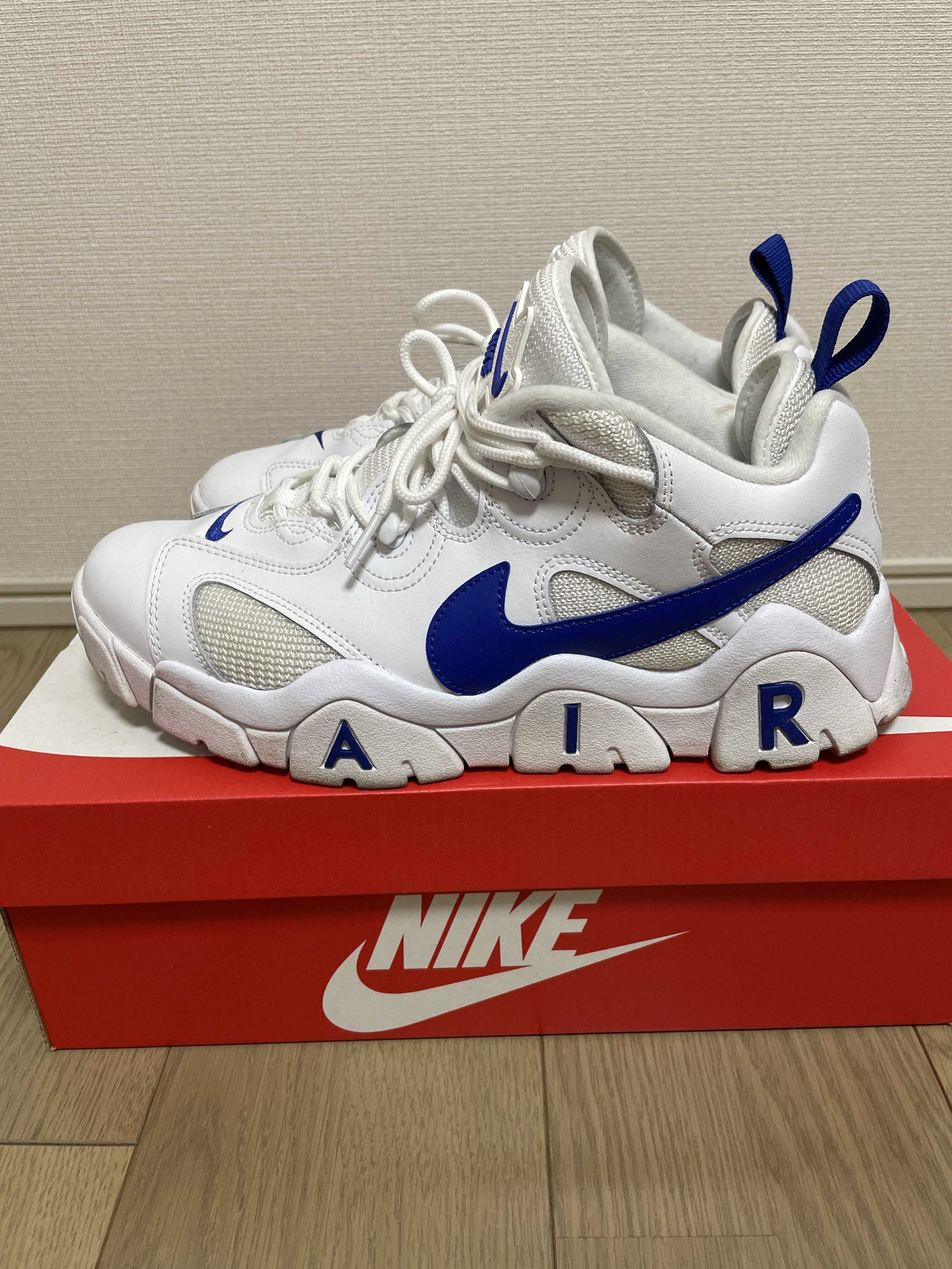 NIKE AIR BARRAGE LOW "WHITE/BLUE"