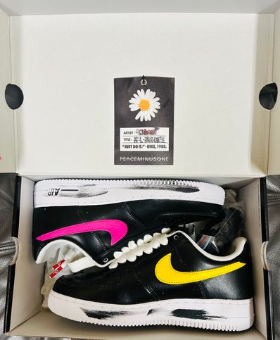 PEACEMINUSONE × Nike Air Force 1 Low '07 Para-Noise 3.0 "Black and Multi-Color" / G-DRAGON