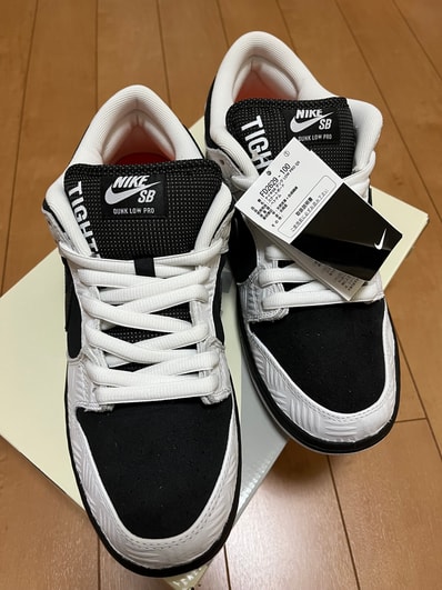 TIGHTBOOTH × Nike SB Dunk Low Pro QS "Black and White"
