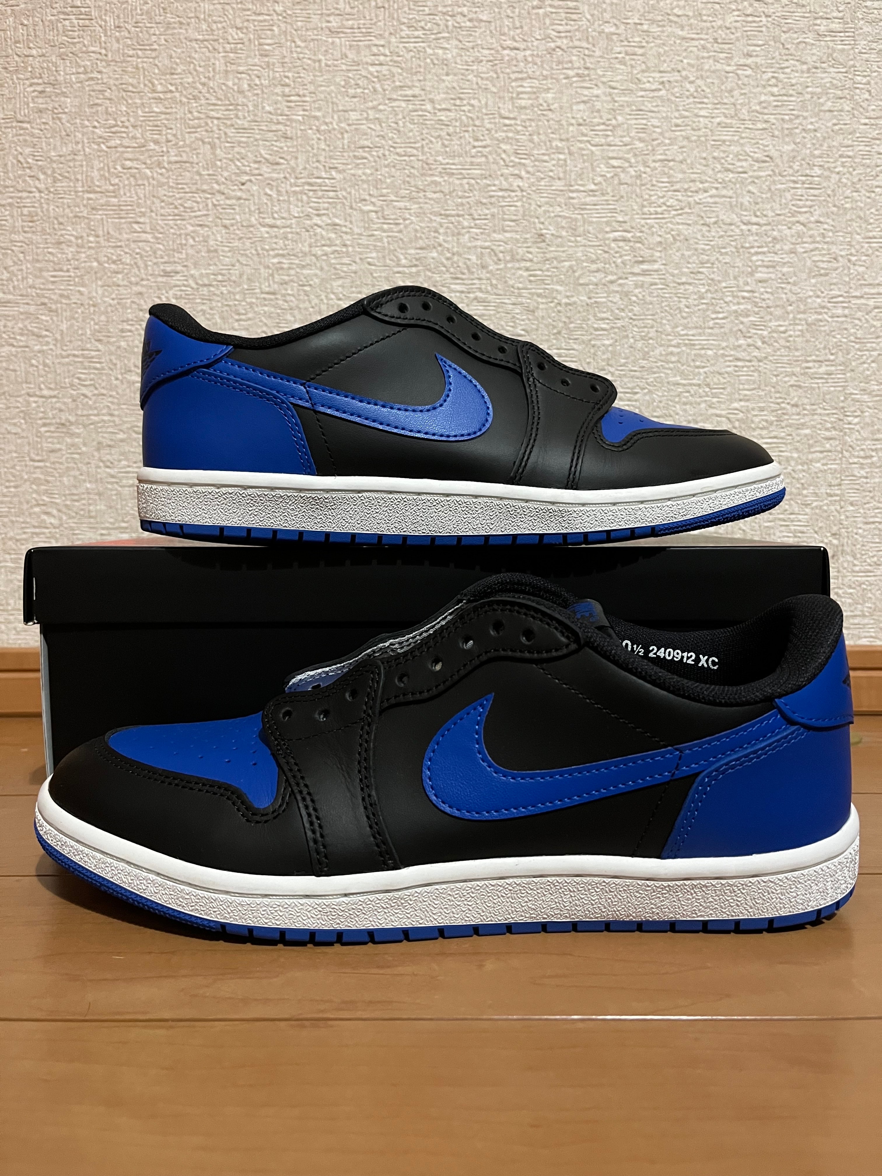 Nike Air Jordan 1 Low '85 "Black and Royal Blue"