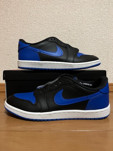 Nike Air Jordan 1 Low '85 "Black and Royal Blue"