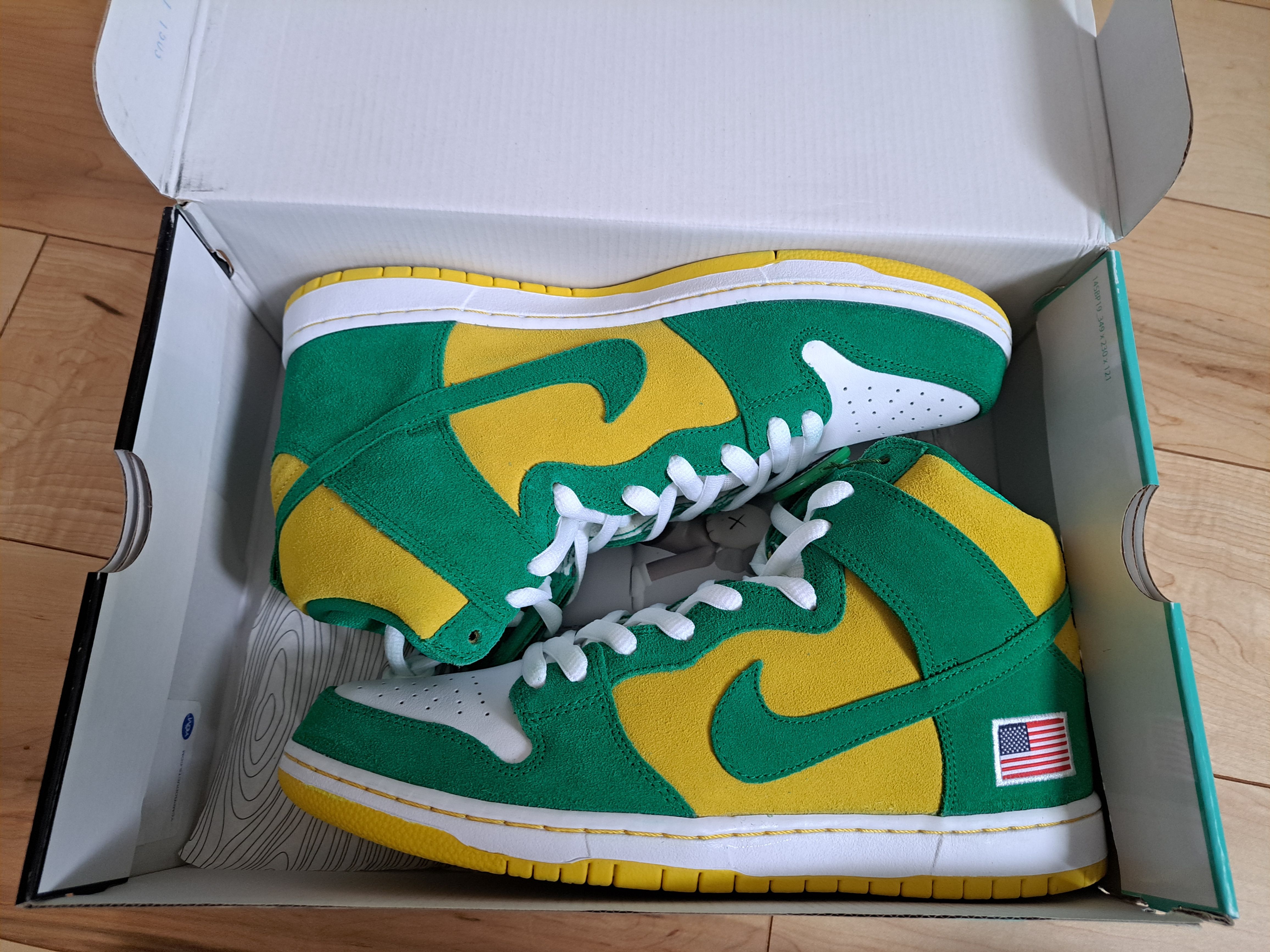 Nike SB Dunk High "Oakland Athletics"