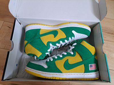 Nike SB Dunk High "Oakland Athletics"