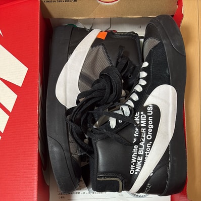 Off-White × Nike Blazer Studio Mid "Grim Reaper"