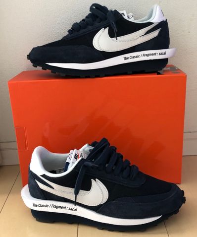 Fragment × sacai × Nike LD Waffle "Blackended Blue"